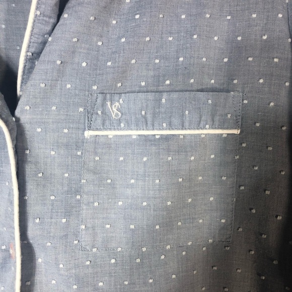 Victoria’s Secret Nightgown Polka Dot Drawstring - Picture 3 of 4